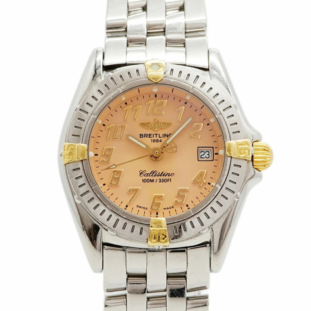Breitling Callistino B52345 Pink Dial Women's Watch